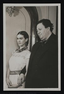 Portrait of Frida Kahlo and Diego Rivera
