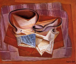 Bowl, Book And Spoon — Juan Gris