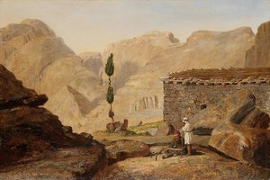 The Top Of Mount Sinai With The Chapel Of Elijah — Miner Kilbourne Kellogg, Orientalism
