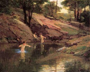 The Swimming Hole — Edward Henry Potthast