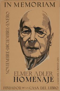 In Memoriam Elmer Adler — Rafael Tufiño Figueroa