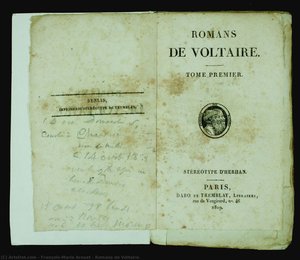 Romans De Voltaire. — Voltaire