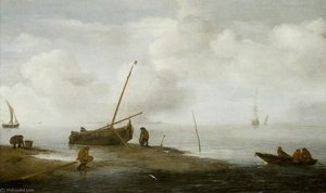 Mussel Fishing — Jan Porcellis