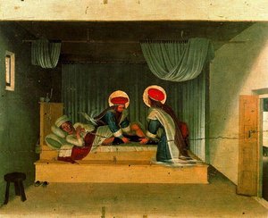 Die Heilung Des Diakons Justinianus — Fra Angelico