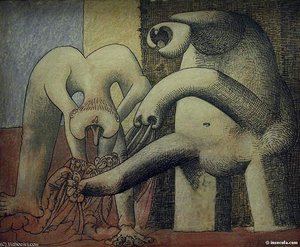 Deux Femmes Nues Sur La Plage — Pablo Picasso