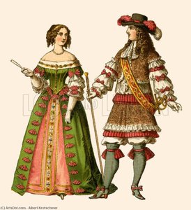 King Louis Xiv And Maria Theresa — Albert Kretschmer
