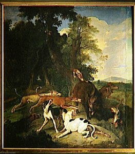 Sanglier Faisant Tête Au Chien (sic) — Alexandre François Desportes