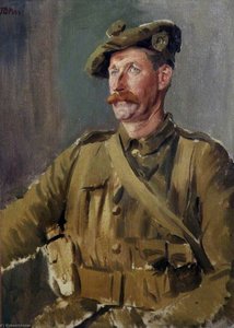 Scottish Canadian Soldier — Augustus Edwin John, Post-impressionism