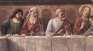 La Última Cena (detalle) — Domenico Ghirlandaio