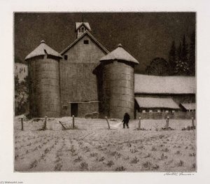Twin Silos — Martin Lewis