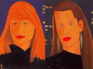 Pamela And Sylvie — Alex Katz