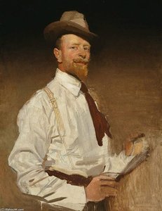 Self-portrait — George Washington Thomas Lambert