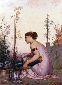 The Lily Is Dead (also Known As Le Lis Et Mort) — Adolphe Alexander Lesrel