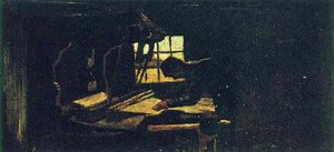 Weaver Arranging Threads 2 — Vincent Willem Van Gogh, Expressionist Movement