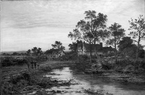 Evening At Norton, Worcester — R.a Benjamin Williams Leader