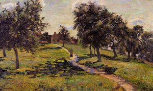 Damiette - Apple Trees — Ferdinand Guillaumin, Impressionist Landscape