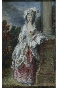 The Honourable Mrs Thomas Graham (after Thomas Gainsborough) — Daniel Maclise