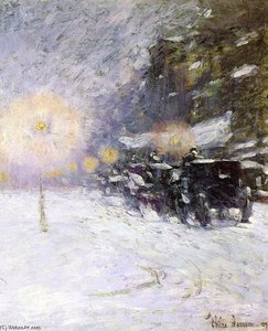 Winter Midnight — Frederick Childe Hassam