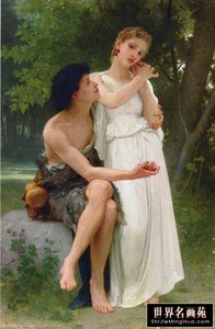Le Premiers Bijoux (also Known As Her First Jewels) — William-adolphe Bouguereau