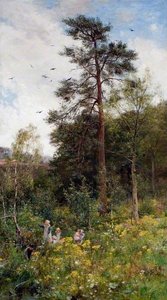 A Nook In Nature's Garden — James Aumonier