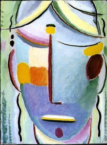Savior's Face — Alexej Von Jawlensky, Expressionism