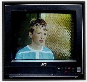 Boy On Tv (for Parkett No. 22) — Jeff Wall