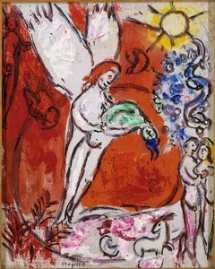 Die Erschaffung Des Menschen — Marc Chagall, Naiver Primitivismus