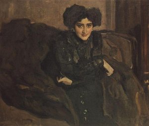 Portrait Of Yevdokia Loseva — Valentín Aleksándrovich Sérov