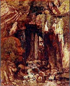 Paysage Fantastique Aux Roches Anthropomorphes — Gustave Courbet, Realism