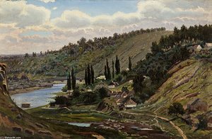 View From Ossiach Lake In Carinthia — Aleksander Gierymski
