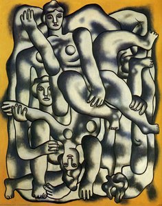Acrobats In Gray — Fernand Léger