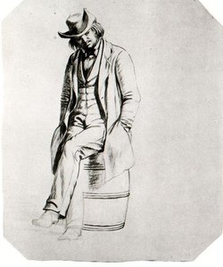 Study Of A Figure 42 — George Caleb Bingham
