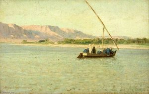 Egypt, A Ferryboat On The Nile — William Heath Wilson