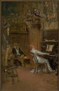 Concert In The Living-room, Sketch — Wladyslaw Czachórski