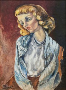 Portrait Of Blonde Woman — Madiha Omar