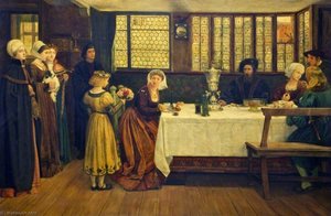 A German Birthday Party In 1575 — Charles Napier Hemy