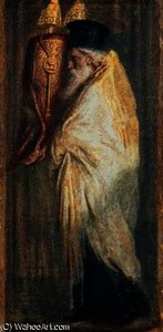 Aaron With The Scroll Of The Law — Simeon Solomon