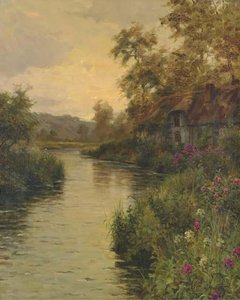 River At Sunset, Normandy — Louis Aston Knight