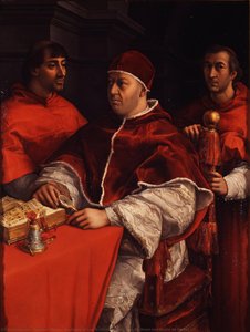 Portraits Of Leo X, Cardinal Luigi De' Rossi And Giulio De Medici — Raphael Coxcie