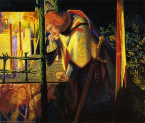 Sir Galahad Am Zerstörten Kapelle — Dante Gabriel Rossetti