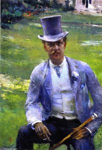 Octave Maus Reading — Theo Van Rysselberghe