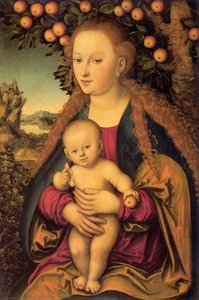 Virgin And Child Under An Apple Tree — Lucas Cranach The Elder
