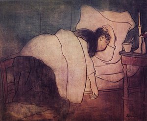 Lady In Bed — József Rippl-rónai
