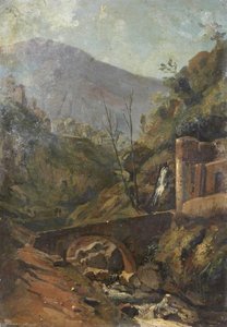 Landscape With A Bridge And A Town — Thomas Stuart Smith