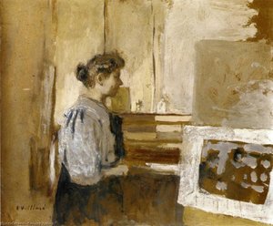 Woman In The Studio — Jean-édouard Vuillard