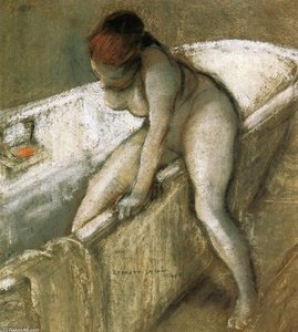 Girl In Bathtub — Everett Shinn