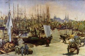 El Puerto De Burdeos — Édouard Manet