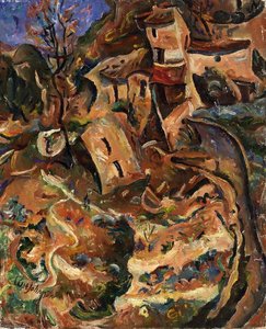 Houses On Hill, Cagnes Sur Mer, France — William H. Johnson