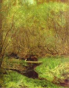 Spring In The Forest — Isaak Ilyich Levitan, Realism
