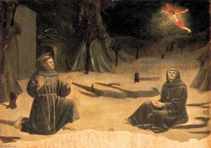 Políptico de San Antonio: La Stigmatización de San Francisco